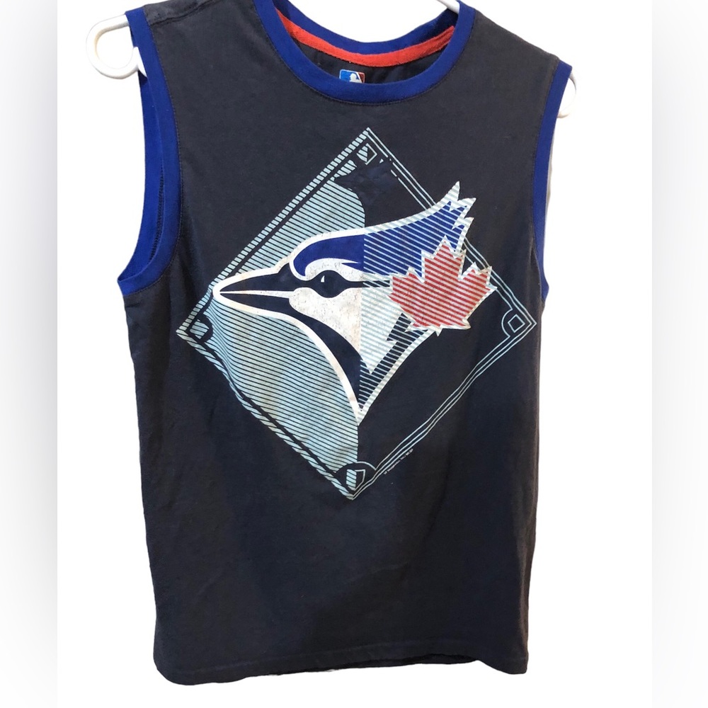 Toronto Blue Jays Tank No sleeve Tee Distressed Look Med